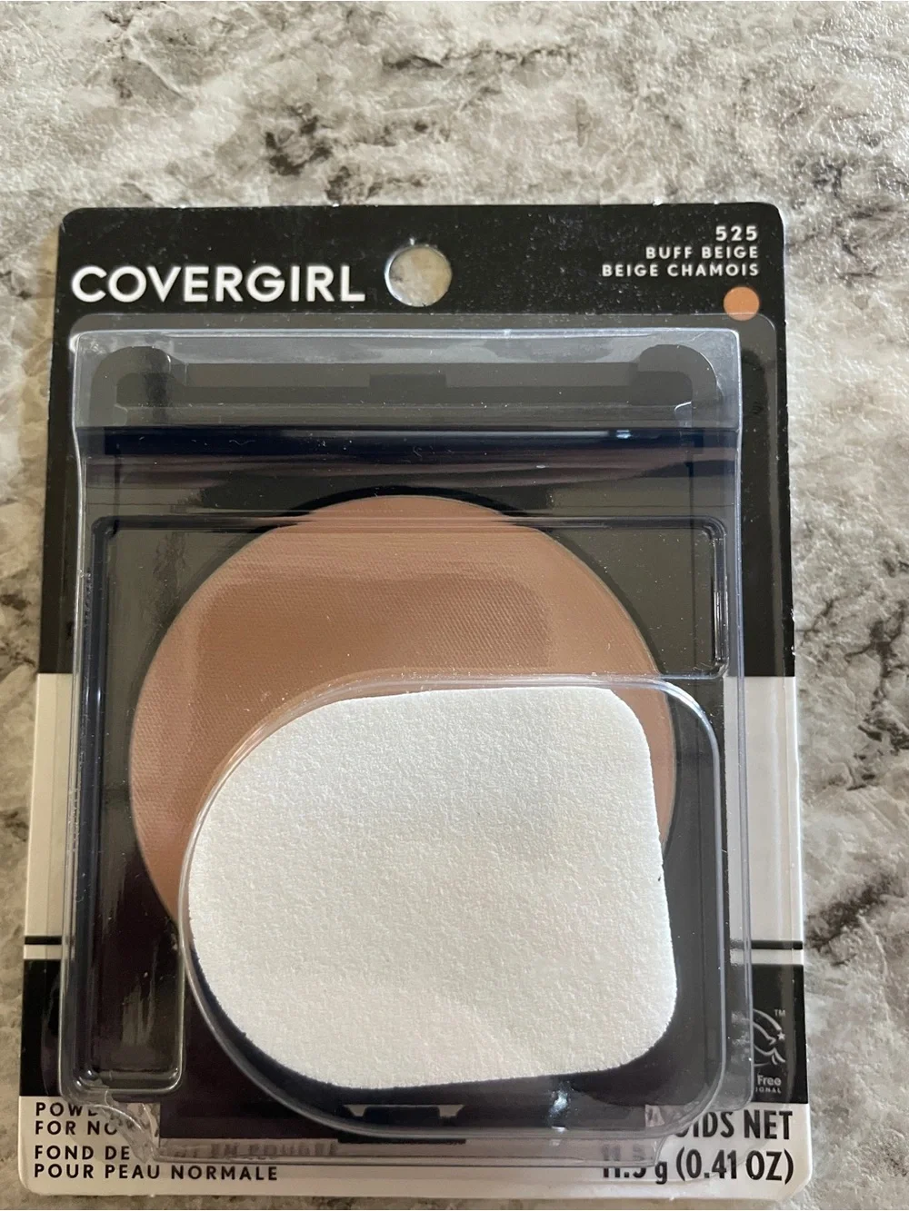 New Covergirl Clean Powder Foundation For Normal Skin 525 Buff Beige
